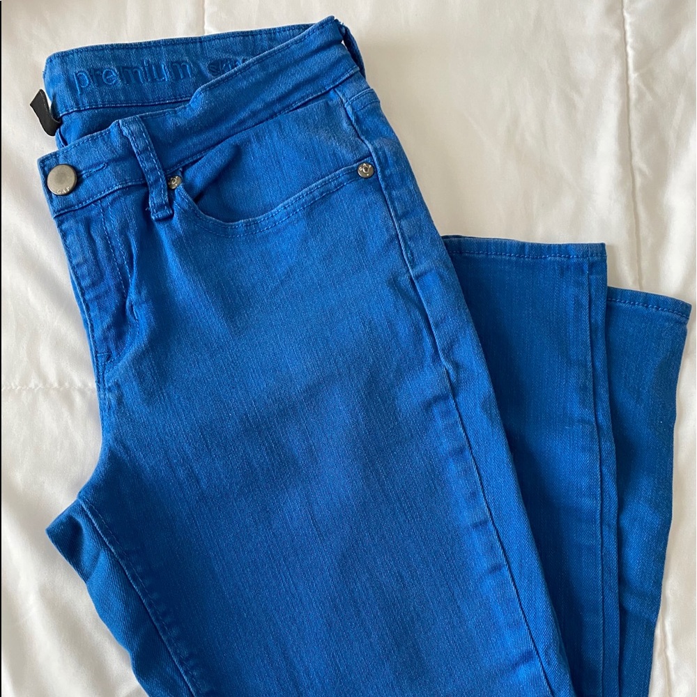Gap Blue Skinny Ankle Jeans